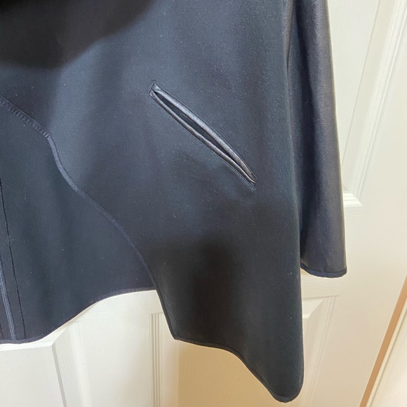 Spanx drape front faux leather jacket NWOT - Picture 6 of 9